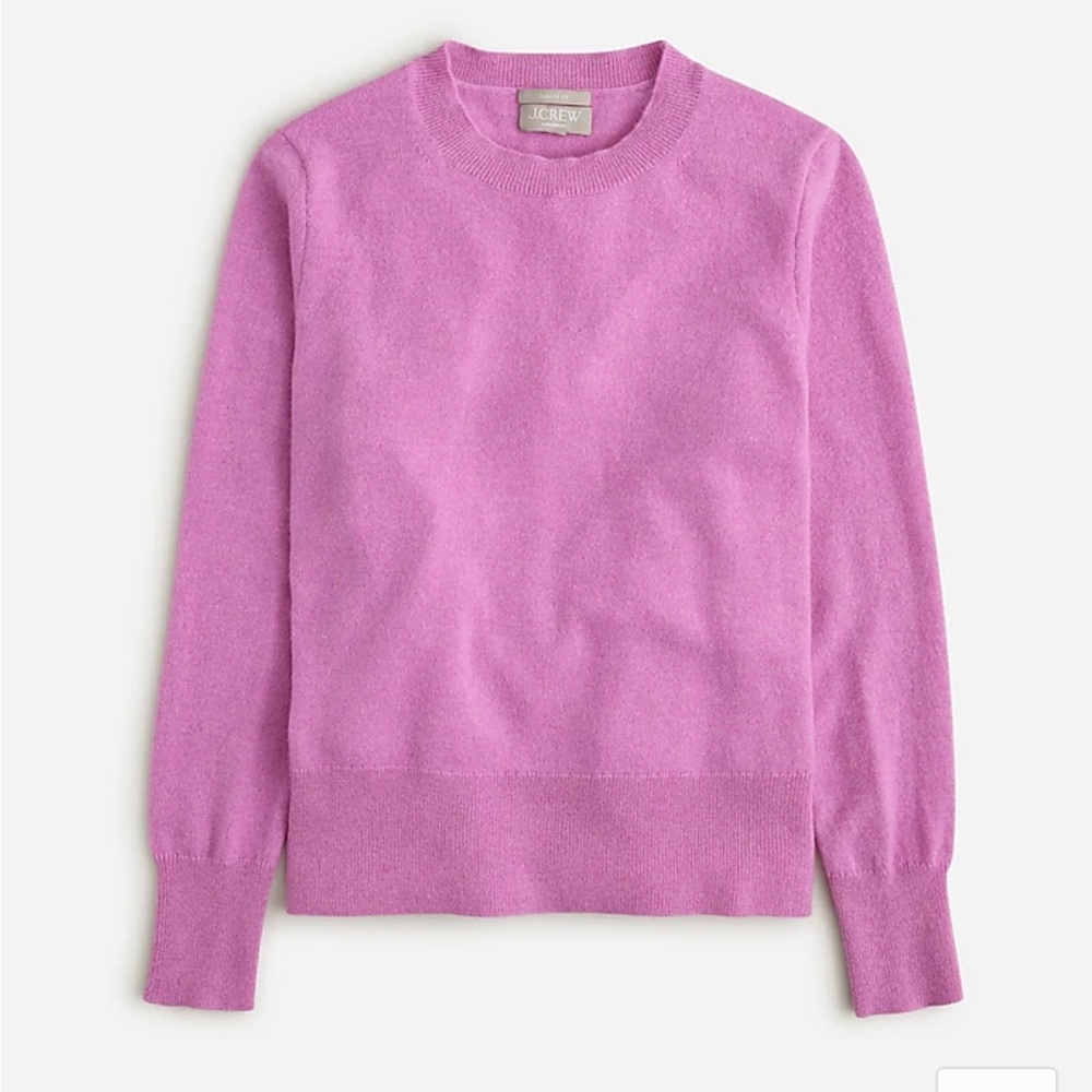 NEVER WORN Cashmere classic-fit crewneck sweater